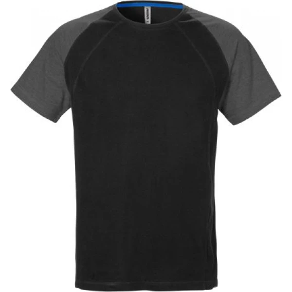 A-Code klassikaline puuvillane T-särk 7652BSJ 129479 must