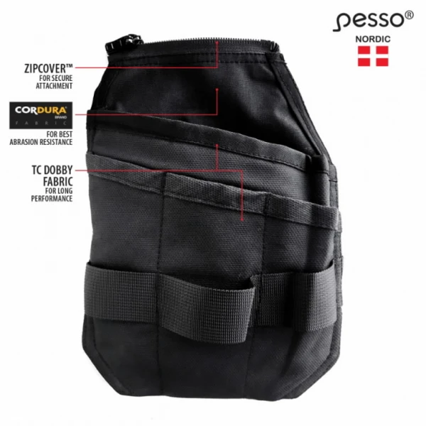 Ripptaskud pükstele Cordura, vasak pool STD, Pesso