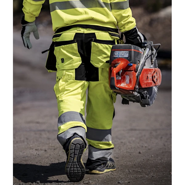 HI-VIS vööpüksid ripptaskutega Björnkläder BJ254 klass2