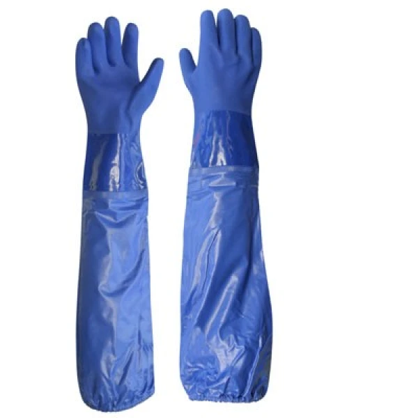 Õlikindlast PVC/vinüülist kindad 63